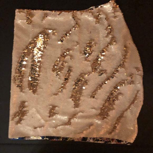 Stardust Love Sequin hoodie Infinity Scarf reversible - Picture 3 of 7